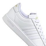 Adidas Grand Court 2.0 White / White / Gold Metallic  GW9213 Women's