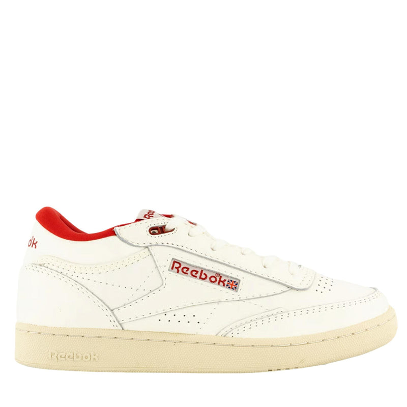 Reebok Club C Mid II Vintage Chalk / Alabaster / Flash Red  GY9690-WHT Men's