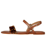 Bernardo Henre Haircalf Natural Leopard / Luggage  HENRE-HAIRCALF Women's