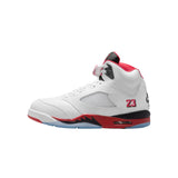 Nike Air Jordan 5 Retro OG White / Fire Red - Black  HQ7978-101 Men's
