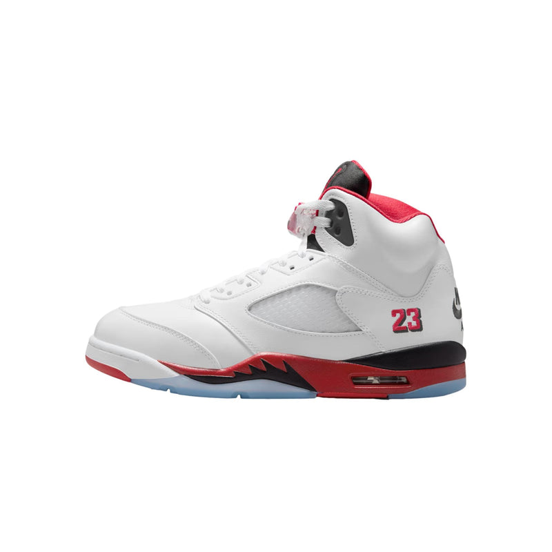 Nike Air Jordan 5 Retro OG White / Fire Red - Black  HQ7978-101 Men's