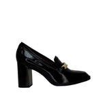 Lifestride Bliss Womens Leather Slip-on Loafer Heels Black  I3594L1001 Women's