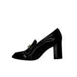 Lifestride Bliss Womens Leather Slip-on Loafer Heels Black  I3594L1001 Women's