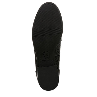 Naturalizer Milo Loafer Black Lizard  I3676S5003 Women's