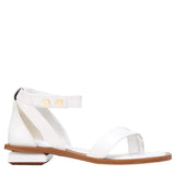 Franco Sarto Parker White Leather  I4995L2100 Women's