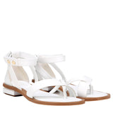 Franco Sarto Parker White Leather  I4995L2100 Women's