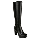 Naturalizer Fenna Platform Tall - Narrow Calf Boot Black  I7168L1003 Women's
