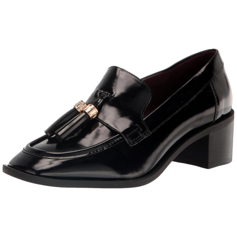 Franco Sarto Donna Heeled Loafer Black  I7568L1001 Women's