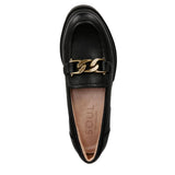 Naturalizer Onyx Lug Loafer Black Wreath  I7951S1001 Women's