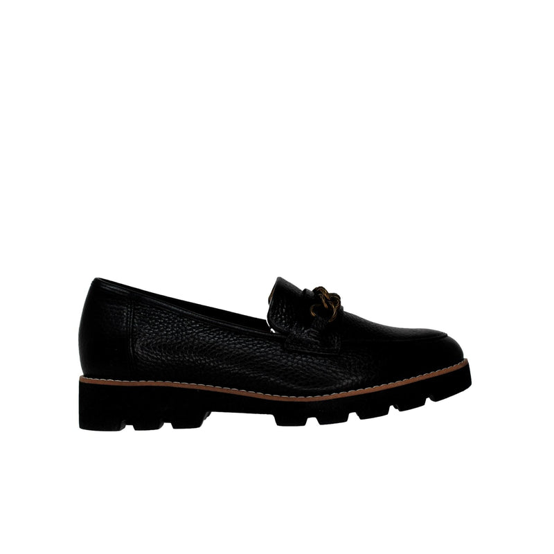 Vionic Vionic Women's Loafers Emalyn Leather Loafers Black Emalyn Leather  I8021L1001 Women's