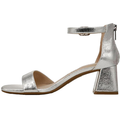 Lifestride Cassidy Ankle Strap Dress Sandals Silver  I8937S1020 Women's