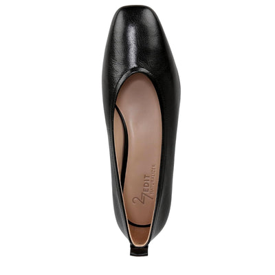 Naturalizer 27 Edit Carla Flats Black Leather  I9385L2001 Women's
