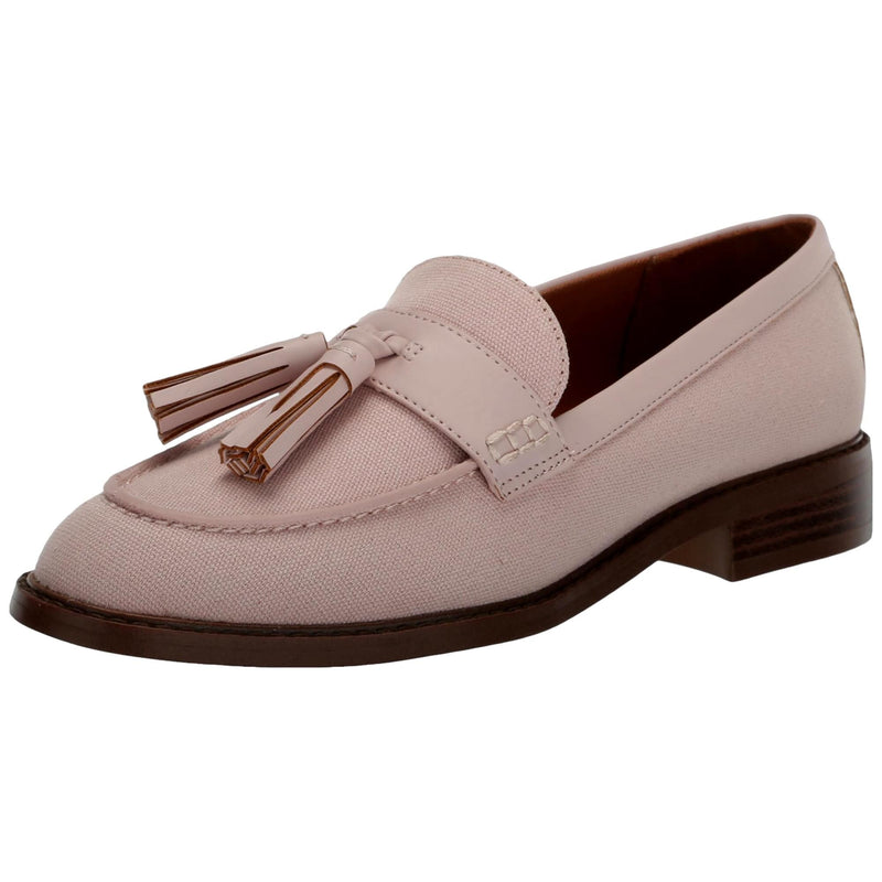Franco Sarto Franco Carolynn Low Loafer Light Pink Canvas  I9494M1650 Women's