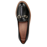 Naturalizer Adiline Bit Loafer Flat Black Leather  I9941L1001 Women's