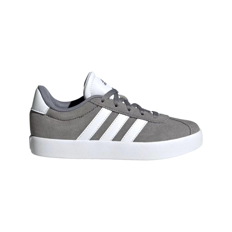Adidas VL Court 3.0 Grey Three / Cloud White / Grey Two  ID6314 Grade-School