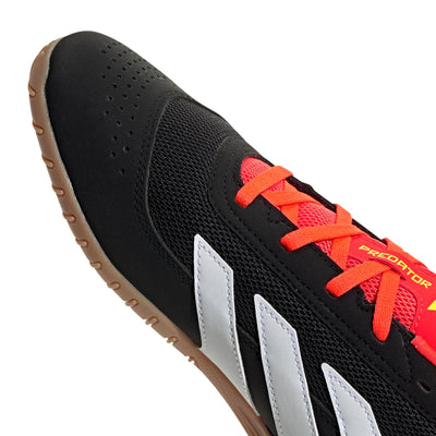 Adidas Predator 24 Club Indoor Black / White - Solar Red  IG5448 Men's
