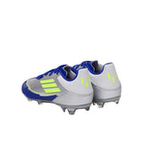 Adidas F50 League FG/MG J Messi Silver Metallic/Solar Yellow/Lucid Blue  IH0924 Grade-School