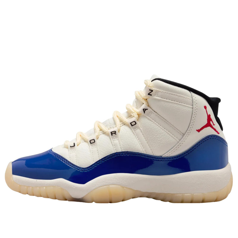 Nike Air Jordan 11 Retro RA Deep Royal Blue / Fire Red - Sail  IH2364-400 Grade-School