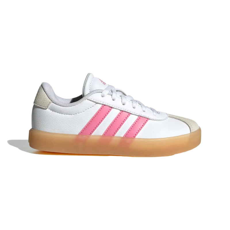 Adidas VL Court 3.0 White / Bliss Pink / Alumina  IH3483 Grade-School