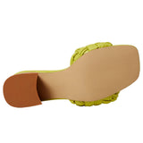 Steve Madden Incentive Sandal Citron  INCE01S1-818 Women's