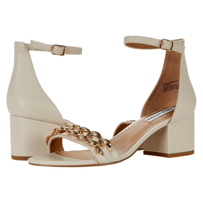 Steve Madden lrenee-CH Sandal Bone  IREN12S1-253 Women's