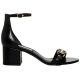 Steve Madden lrenee-B Sandal Black Leather  IREN17S1-BLK Women's