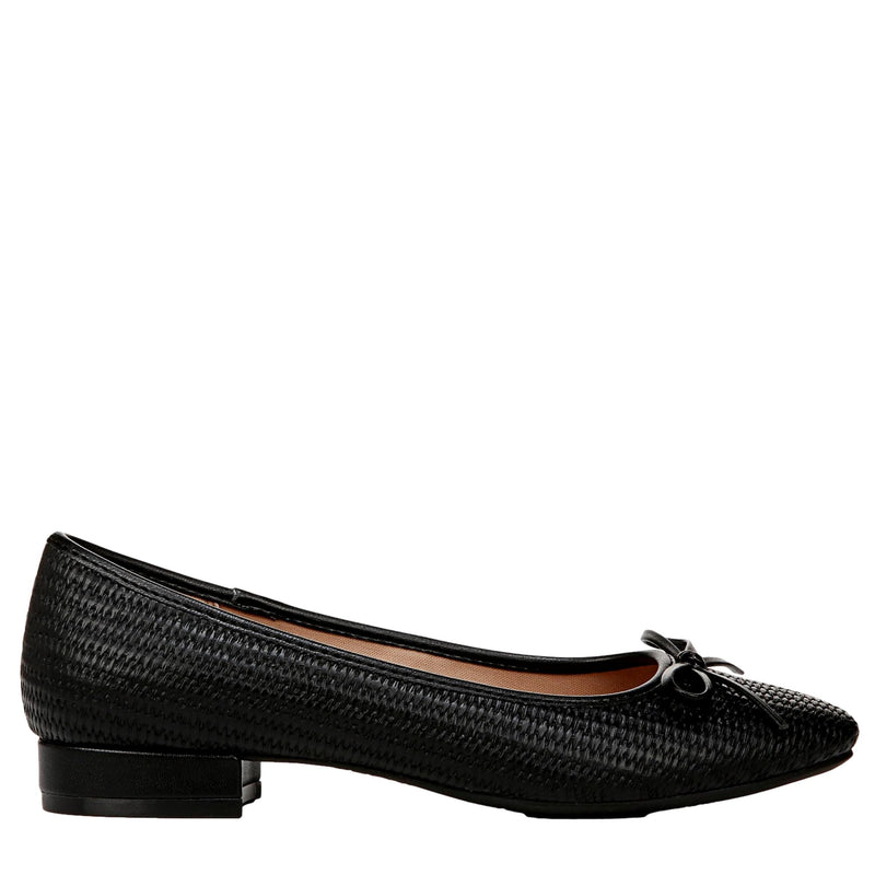 Lifestride Cheers Woven Ballet Flat Black  J0903S1002 Women's