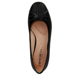 Lifestride Cheers Woven Ballet Flat Black  J0903S1002 Women's
