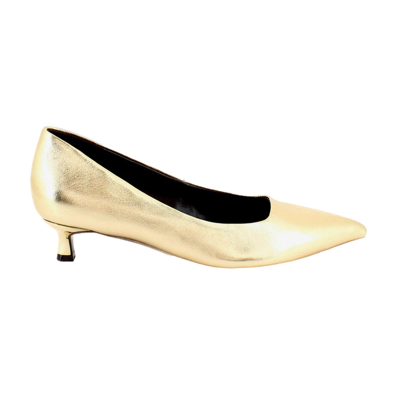 Naturalizer Natalia Pump Dark Gold Leather  J1215L3700 Women's