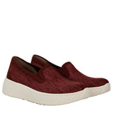 Bzees Wednesday Slip On Sangria Heathered  J1286M1600 Women's