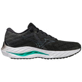 Mizuno Wave Inspire 19 Black / Metallic Grey / Biscay Green  J1GC234402 Men's