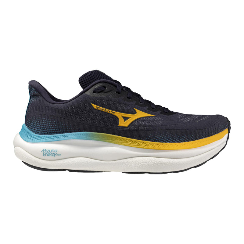 Mizuno Wave Sky 9 Baritone Blue / Citrus / Capri Bre  J1GC250201 Men's