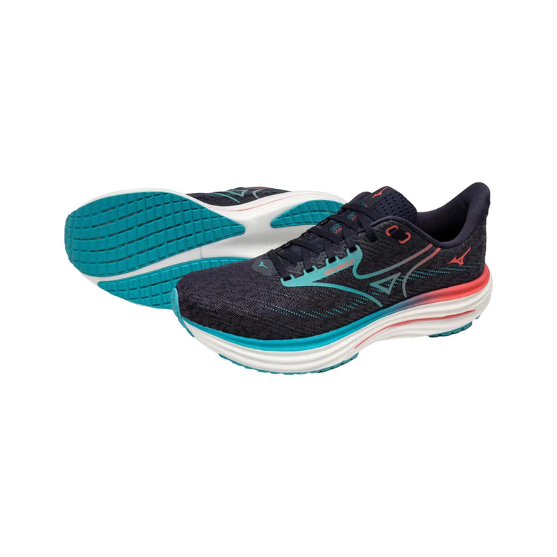 Mizuno Wave Rider 29 Odyssey Gray / Capri Breeze / Calypso Coral  J1GC250301 Men's