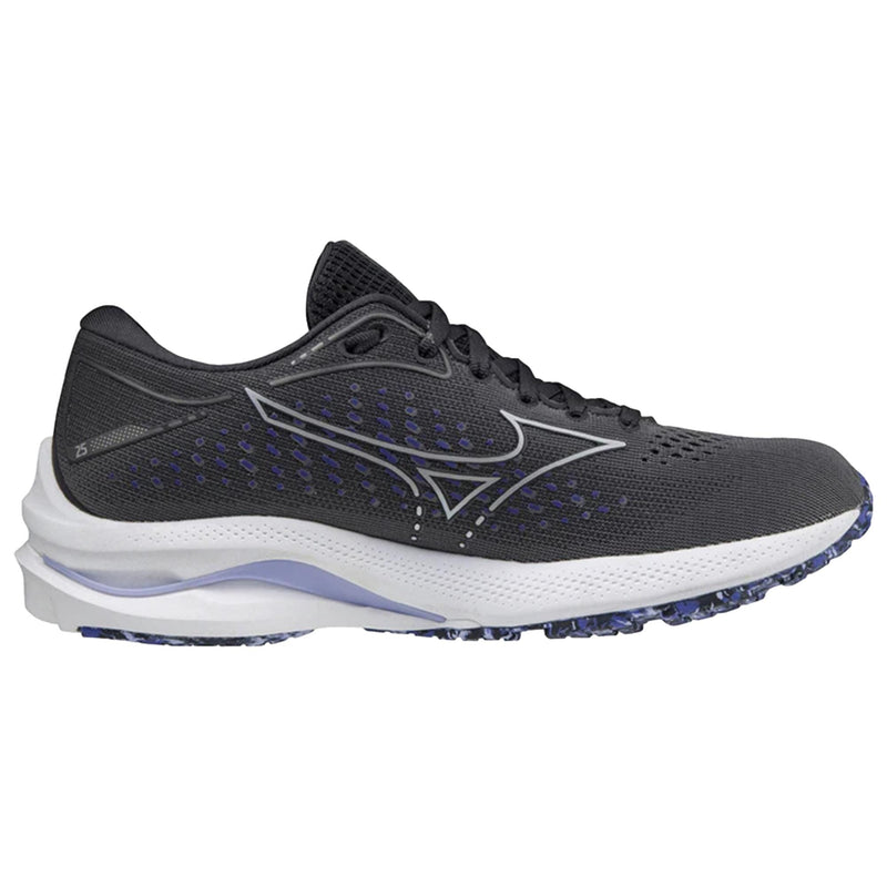 Mizuno Wave Rider 25 Black / White / Violet  J1GD210693 Women's