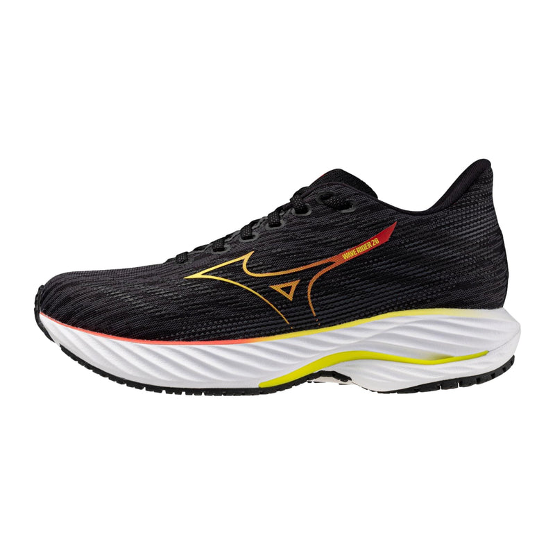 Mizuno Wave Rider 28 Black / Evening Primrose  J1GD240377 Women's