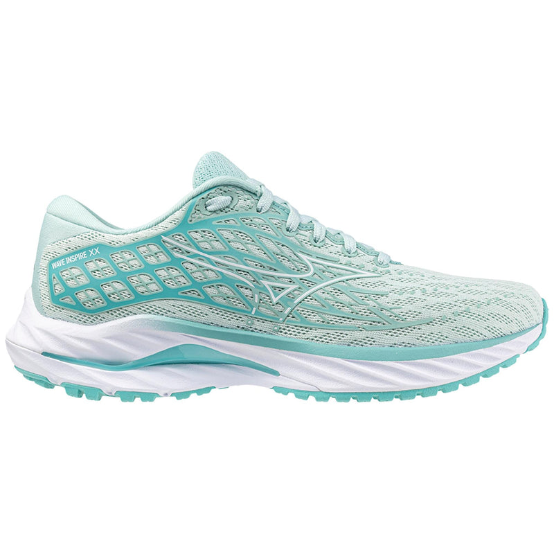Mizuno Wave Inspire 20 Eggshell Blue / White / Blue Turq  J1GD244426 Women's