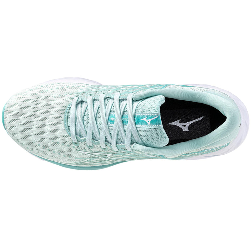 Mizuno Wave Inspire 20 Eggshell Blue / White / Blue Turq  J1GD244426 Women's