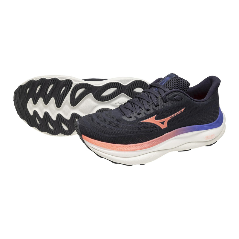 Mizuno Wave Sky 9 Odyssey Gray / Striking Coral  J1GD250221 Women's