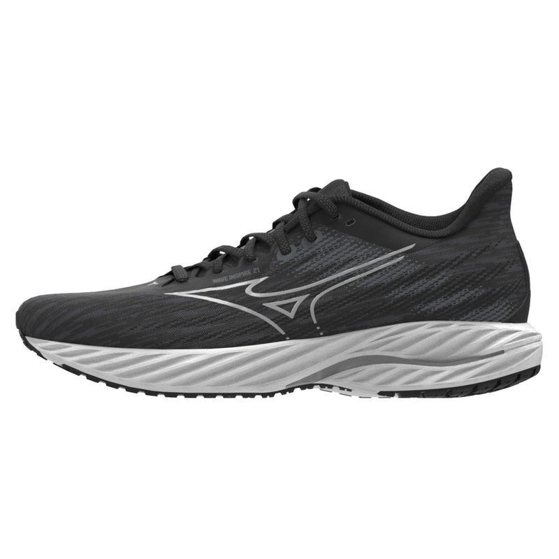 Mizuno Wave Inspire 21 Black / Silver / Metallic Grey  J1GD254622 Women's