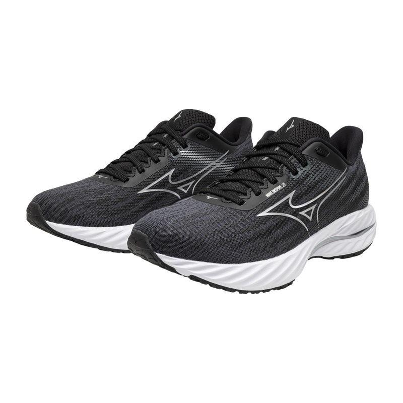 Mizuno Wave Inspire 21 Black / Silver / Metallic Grey  J1GD254622 Women's