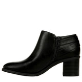 Lifestride Lorelai Zipper Ankle Boots Black Textured  J2269S1001 Women's