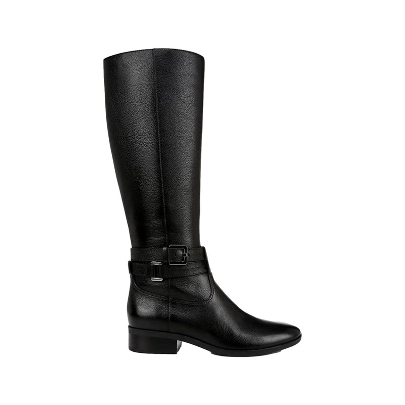 Naturalizer Rory Wide Calf Knee High Boots Black  J2521L1002 Women's