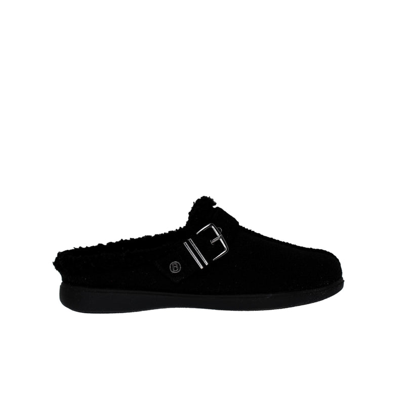 Bzees by Life Stride Eternity Mule Black Fleece Fabric  J2584M1001 Women's
