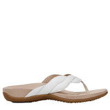 Vionic Bella Braid Thong Sandals White  J4526L1100 Women's