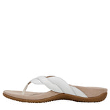 Vionic Bella Braid Thong Sandals White  J4526L1100 Women's