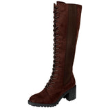 Journee Collection Jenicca Extra Wide Calf Brown  JENICCA-BRNXWC Women's