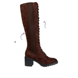 Journee Collection Jenicca Extra Wide Calf Brown  JENICCA-BRNXWC Women's