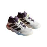 Adidas Court Stabil Indoor White / Aurora Metallic / Aurora Plum  JH5163 Men's