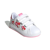 Adidas Advantage Base 2.0 White / Bliss Pink / Pulse Lime  JH9860 Pre-School