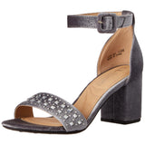 CL By Laundry JosiIin Grey Velvet  JOSILINVELVET-031 Women's